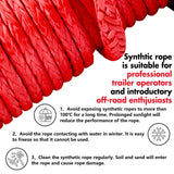 14500LBS Electric Winch - 12V synthetic rope with 4PCS Recovery Tracks - Gen3.0 -- X-BULL Red