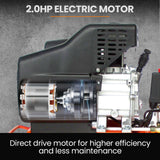 UNIMAC 24L 2.0HP Air Compressor, Direct Drive, 2 Couplers for Airtools Tyre Inflation, Portable, Electric