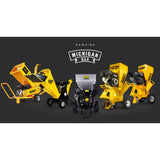 MICHIGAN 18HP 420cc Petrol Commercial Wood Chipper, Towable, Tree Mulcher - Ravenger 1950