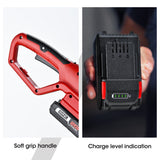 BAUMR-AG 20V SYNC Cordless Pole Saw & Hedge Trimmer Combo, 8 inch Chainsaw Pruner, Telescopic Handle, with Battery and Charger Kit