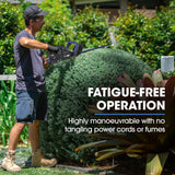 POWERBLADE HH4 20V | Cordless Electric Hedge Trimmer Kit | with Lithium Battery and Fast Charger