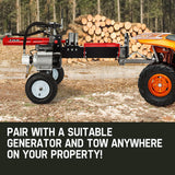 Baumr-AG 20 Ton Electric Log Splitter 20T Heavy-Duty Wood Cutter Hydraulic Fire Wood Block Axe