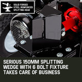 Baumr-AG 20 Ton Electric Log Splitter 20T Heavy-Duty Wood Cutter Hydraulic Fire Wood Block Axe