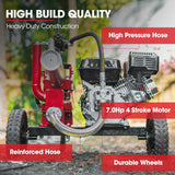 Wood Log Splitter | 12 Tonne Petrol Hydraulic | BAUMR-AG| HPS400