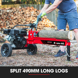 Wood Log Splitter | 12 Tonne Petrol Hydraulic | BAUMR-AG| HPS400