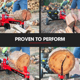 Wood Log Splitter | 12 Tonne Petrol Hydraulic | BAUMR-AG| HPS400