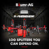 Wood Log Splitter | 12 Tonne Petrol Hydraulic | BAUMR-AG| HPS400