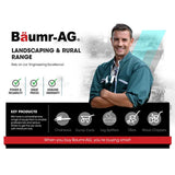 Wood Log Splitter | 12 Tonne Petrol Hydraulic | BAUMR-AG| HPS400