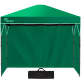 RED TRACK 3.6x2.2m Ultra Compact Folding Gazebo, Walls, Carry bag, Portable Outdoor Popup Marquee for Camping Beach, Green