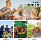 RED TRACK 3x3m Ultra Compact Folding Gazebo, Walls, Carry bag, Portable Outdoor Popup Marquee for Camping Beach, Green