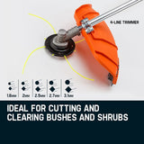 MTM Pole Chainsaw Brush Cutter Whipper Snipper Hedge Trimmer Saw Multi Tool 62CC