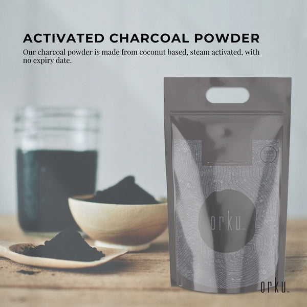 Orku 10Kg Activated Carbon Powder Coconut Charcoal - Water Filtration