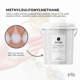 800g MSM Powder or Crystals Tub - 99% Pure Methylsulfonylmethane Dimethyl Sulfone