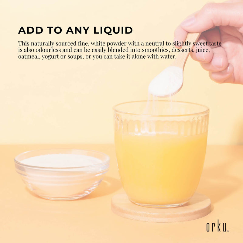 Orku 3.5Kg Chicory Root Inulin Powder Tub - Unflavoured Natural Prebiotic Fibre