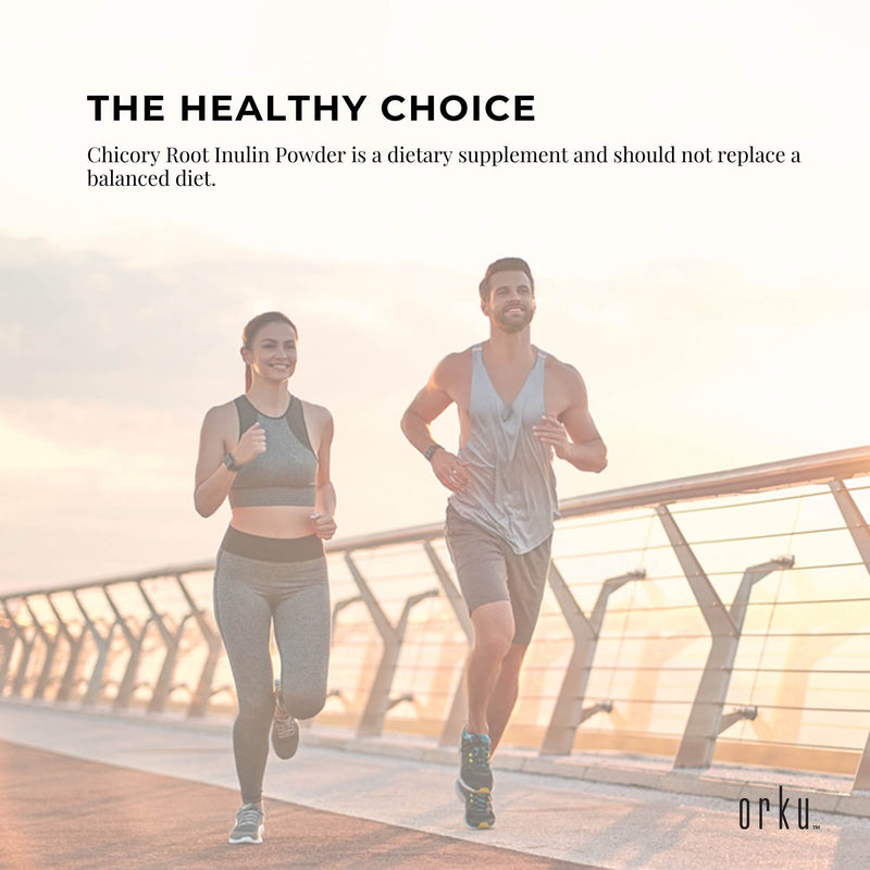 Orku 3.5Kg Chicory Root Inulin Powder Tub - Unflavoured Natural Prebiotic Fibre