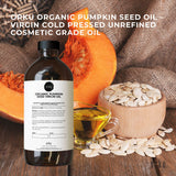 Orku 1L Organic Pumpkin Seed Oil – Virgin Cold Pressed Unrefined Cosmetic Gr.