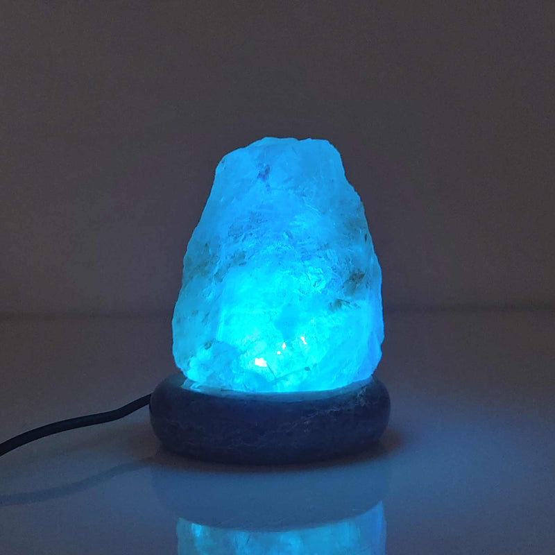 Colour Changing Salt Himalayan Lamp | USB | Natural Shape Pink Rock LED Light