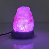 Colour Changing Salt Himalayan Lamp | USB | Natural Shape Pink Rock LED Light