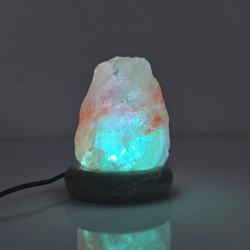 Colour Changing Salt Himalayan Lamp | USB | Natural Shape Pink Rock LED Light