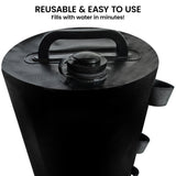 Wallaroo 10L Weight Bags 4 Pcs Gazebo Pods Canopy Eco-friendly Anchor In Black