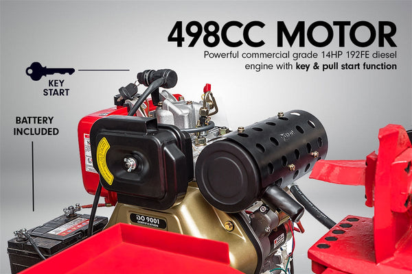 Log Splitter | 60 Ton Diesel | Electric Start Engine | Hydraulic | Yukon