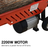 8 Ton 2.2kw Heavy-duty Electric Hydraulic Log Splitter - Yukon
