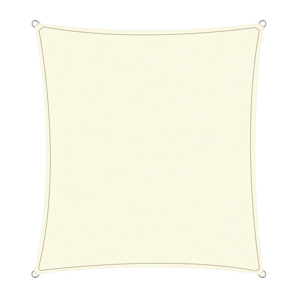 Wallaroo Waterproof Outdoor Shade Sail Canopy Sun Cloth  Square 4x4M