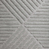 Alpha Outdoor Rug - Light Grey - 80x300