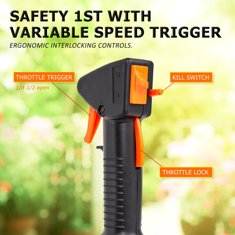 Garden Whipper | Snipper | Brush Cutter | 43cc + 4 Blade