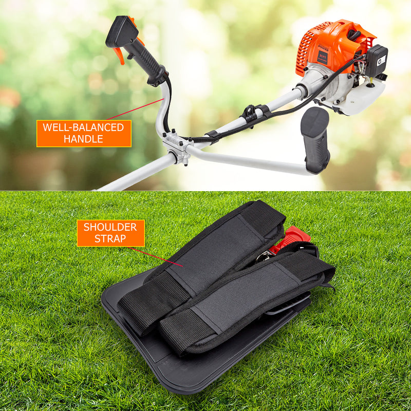 Garden Whipper | Snipper | Brush Cutter | 43cc + 4 Blade