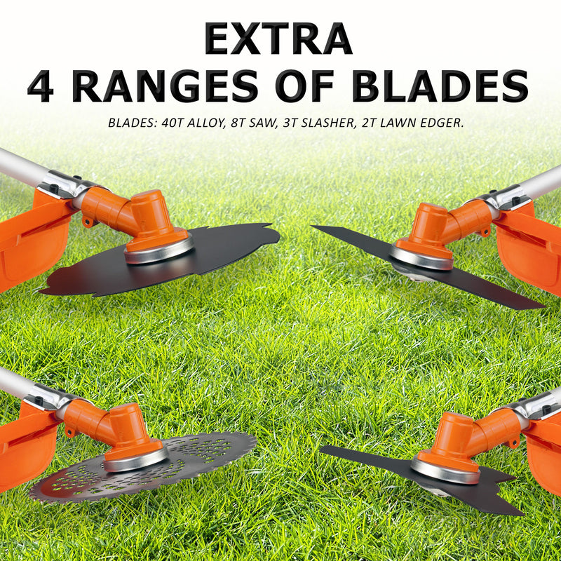 Garden Whipper | Snipper | Brush Cutter | 43cc + 4 Blade