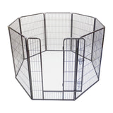 4 Panel 120 cm Heavy Duty Pet Playpen for Rabbits, Cats, Dogs, Puppies - Exercise Extension Fence