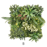3 Artificial Plant Wall Grass Panels Vertical Garden Foliage Tile Fence 50X50 CM