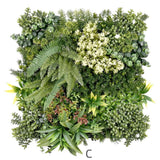 3 Artificial Plant Wall Grass Panels Vertical Garden Foliage Tile Fence 50X50 CM