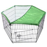 YES4PETS 6 Panel Dog Cat Exercise Playpen Puppy Enclosure Rabbit Fence With Cover