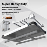 1000KG Capacity Heavy Duty Foldable Platform Truck | Flatbed Push Cart Steel Dolly Trolley Cart Brake