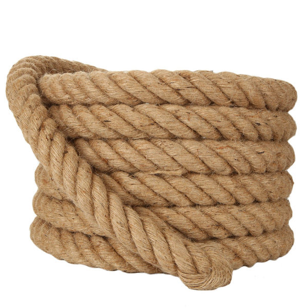 5m Sisal 40mm Rope Natural Twine Cord Thick Jute Hemp Manila  Crafting Home Decor