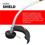4 STROKE Curved Split Shaft Line Trimmer Garden Lawn Whipper Snipper
