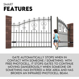 Automatic Gate Opener | Double Swing | Full Solar Power Kit | Remote Control