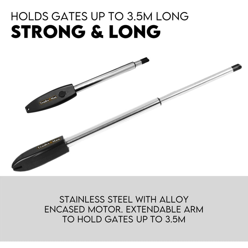 Automatic Gate Opener | Double Swing | Full Solar Power Kit | Remote Control