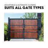 Automatic Gate Opener | Double Swing | Full Solar Power Kit | Remote Control
