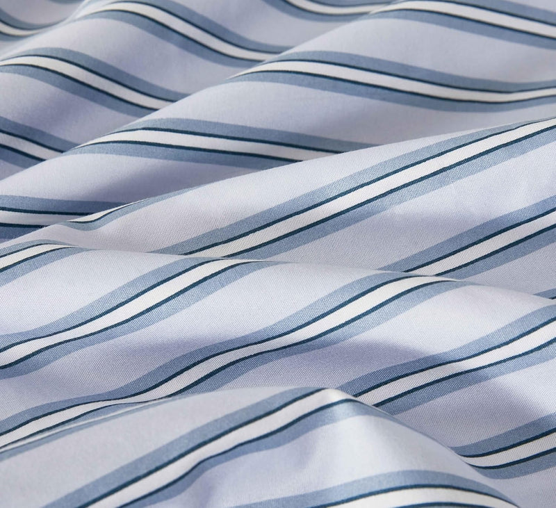 Print Microfibre Quilt Cover Set - Ultra Soft with Zipper Closure (Ethan, Queen Size)