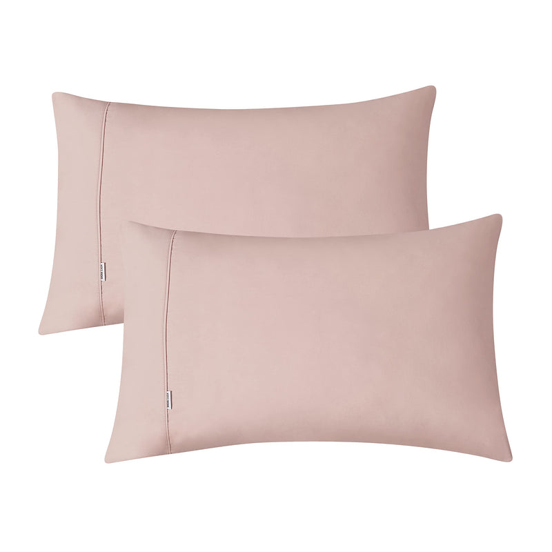 Gioia Casa Vintage Washed 100% Cotton Sheet Set with 2 Pillowcases - Pink - King Size