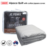 500GSM Alpaca Quilt with Cotton Japara Cover - Single