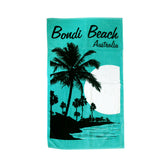 Beach Towel | Aqua Blu Bondi Beach | 100% Cotton | 80 x 150 cm