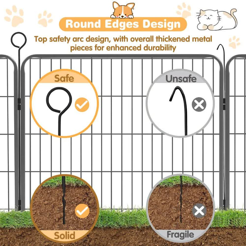 Pet Dog Playpen Puppy Exercise Cage Enclosure Fence Metal Outdoor 8 Panel