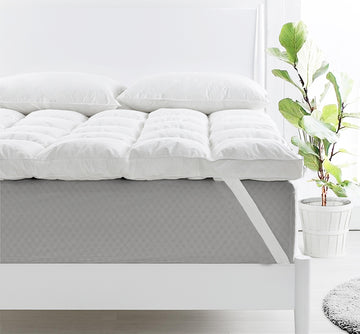 Duck feather and down mattress topper | 1800gsm | Queen size