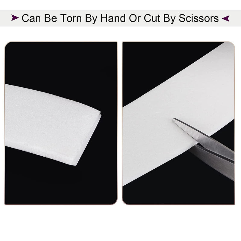 Double Sided White Pe Foam Sticky Tape Mounting Diy Craft Strong Adhesive 2.5M - 15mm*2.5m