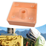 2PCS Bee Feeder Square Water Feeder Beehive Drinking Tool Plastic Beekeeping