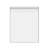 100Pcs Self-Adhesive Clear Opp Cellophane Bags with Air Hole - 6*6+2cm